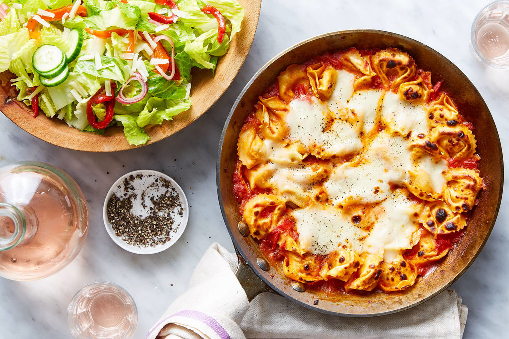 Saucy Tortelloni Parmesan